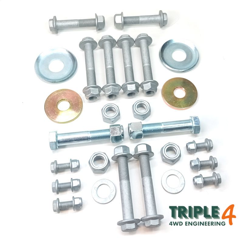 Land Rover Defender 2002-2009 Complete OEM Suspension Arm Flange Bolt Kit 