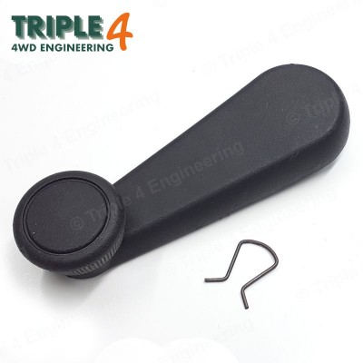 Window Winder Handle with Fixing Clip Land Rover Defender 1994-2016